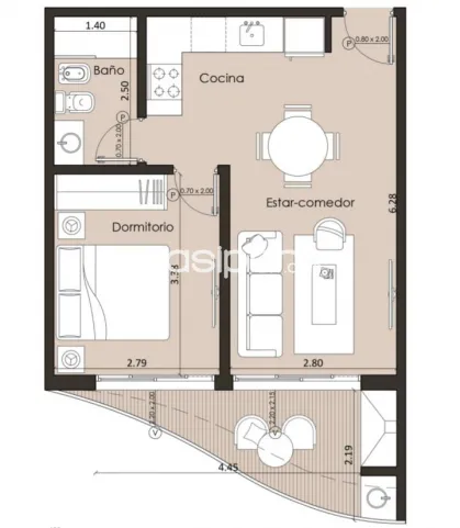 Departamentos en pozo barrio mariscal de Asunción — foto 3