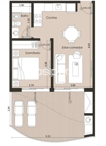 Departamentos en pozo barrio mariscal de Asunción — foto 4