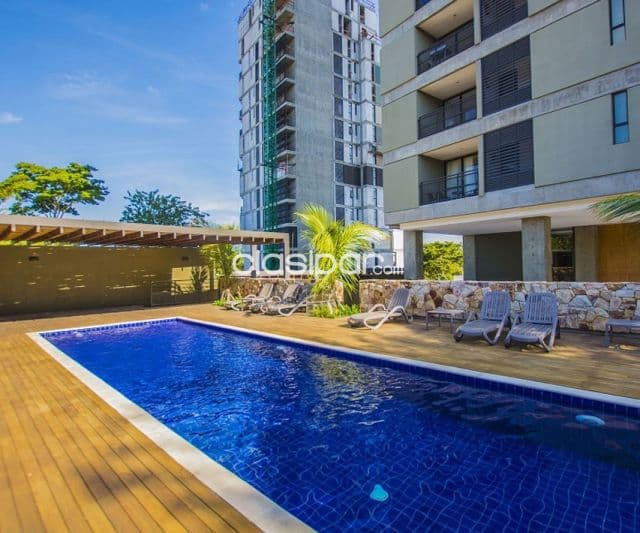 Ed. Torres del mirador, Trinidad: Lujoso depto amoblado, 3 domrit, amenities, quincho, pis, foto 1