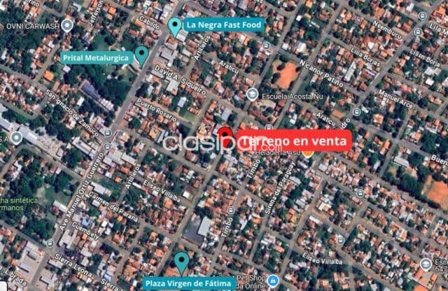 En venta terreno en San Lorenzo barrio ricon - límite con Ñemby