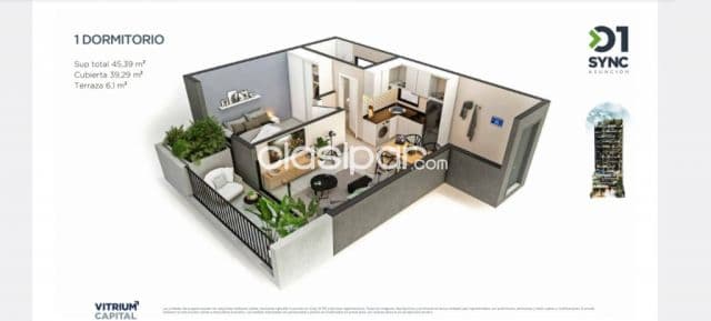 Departamento a estrenar en asuncion barrio Herrera cod 5314