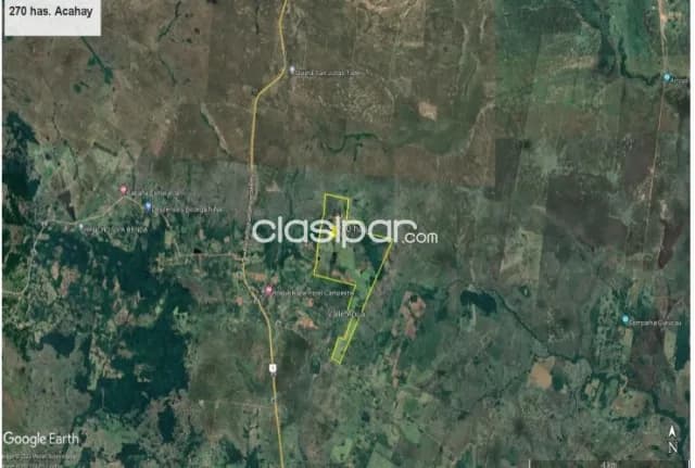 Campo de 270 Hectáreas en Paraguarí, Distrito de Quiindy - CLCS6960059, foto 3