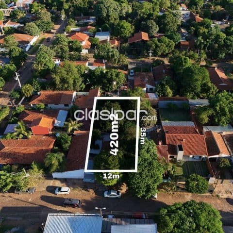 Terreno en venta con casa a demoler en campo grande, Luque