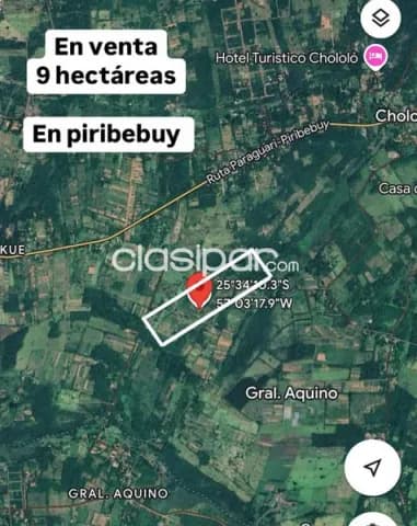 Propiedad en piribebuy 9 hectareas cod 5462 — foto 2