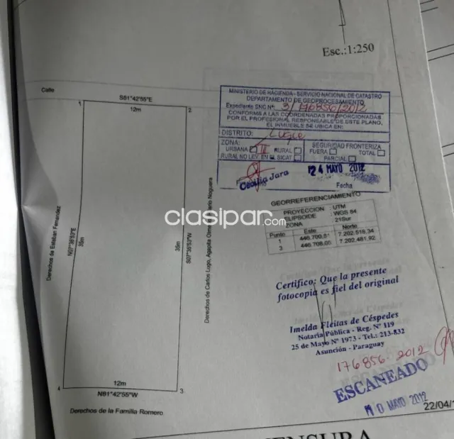En venta terreno con casa a demoler en Luque campo grande id: 35180, foto 3