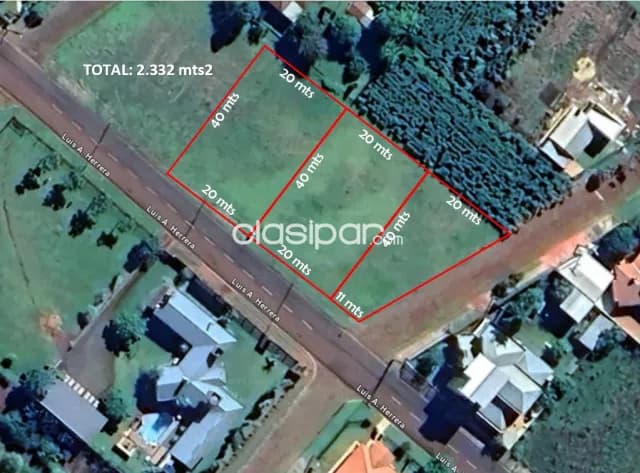 3 terrenos juntos en hohenau centro - 2.332 m2, foto 2