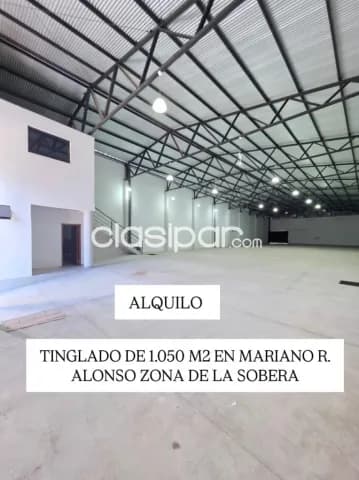 Mr. Alonso, de la sobera: 1.050 m2 p/ deposito o industria + oficina + salida a 2 calles — foto 3