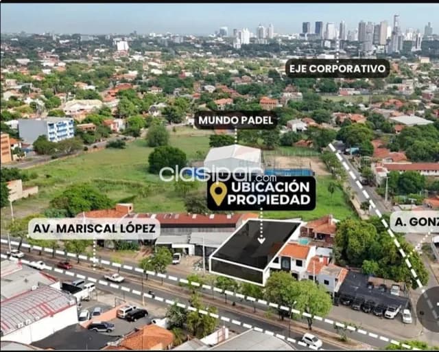 Terreno 466 m2 c/14,31 mtrs frente s/avda.mcal lopez fdo.norte a 300 mtrs sta.teresa — foto 4