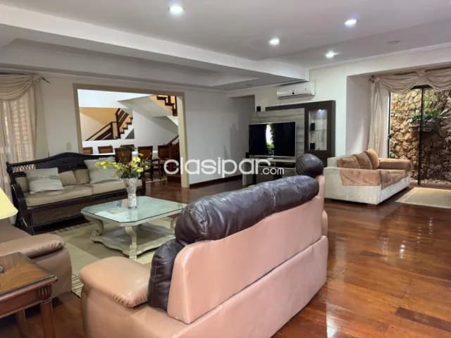 Villa Morra, en cond privado: Totalmente amoblado, 3 dormit, amplios ambientes, jardín, foto 3