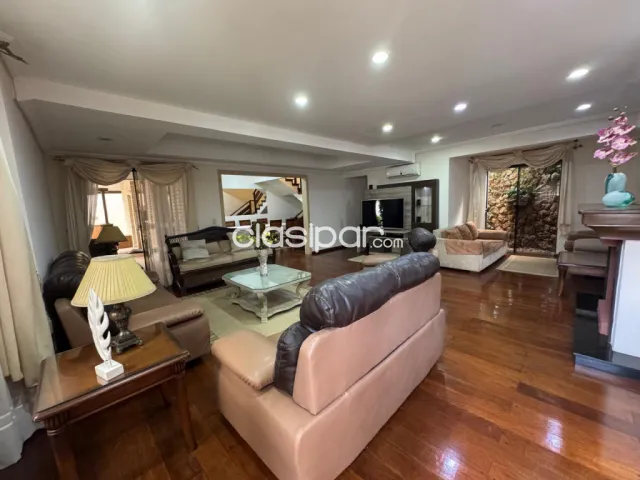 Villa Morra, en cond privado: Totalmente amoblado, 3 dormit, amplios ambientes, jardín, foto 4