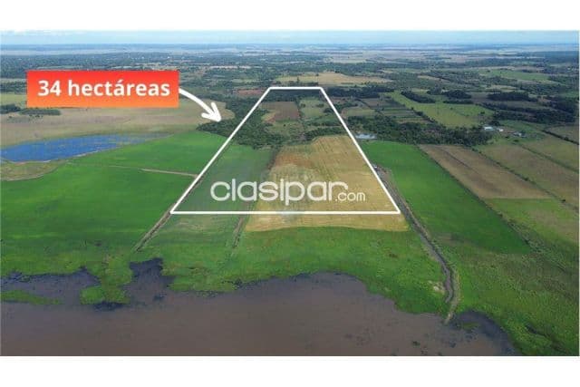 Campo 34 hectareas en cnel.bogado-dpto.itapua a 3 km de la ruta py08-ideal p/todo
