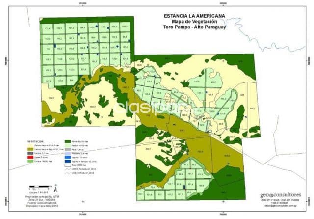 Estancia Formada de 31.000 Has en Toro Pampa, Alto Paraguay - CLCS6982918
