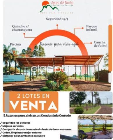2 Lotes Juntos o Separados en Condominio Cerrado Ayres del Norte - Pedro Juan Caballero, foto 1