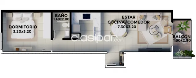 En venta departamentos en pozo de 1, 2 y 3 dormitorios en villamorra — foto 2
