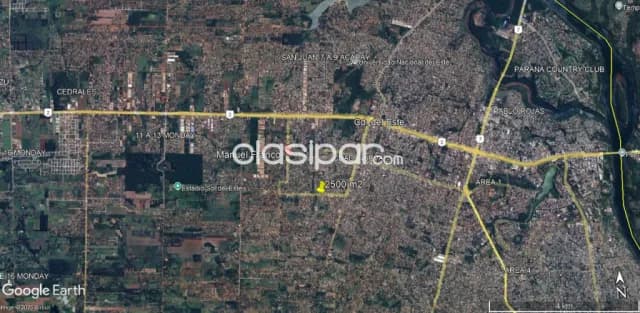 Ciudad del Este - 5 lotes formando conjunto de 2.500 m2 - esquina calle 2.000, foto 4