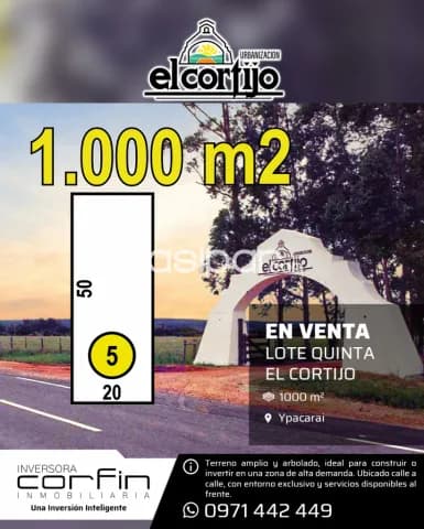 El cortijo - increíble terreno de 1.000m2 calle a calle luz eléctrica trifásica en frente, foto 2