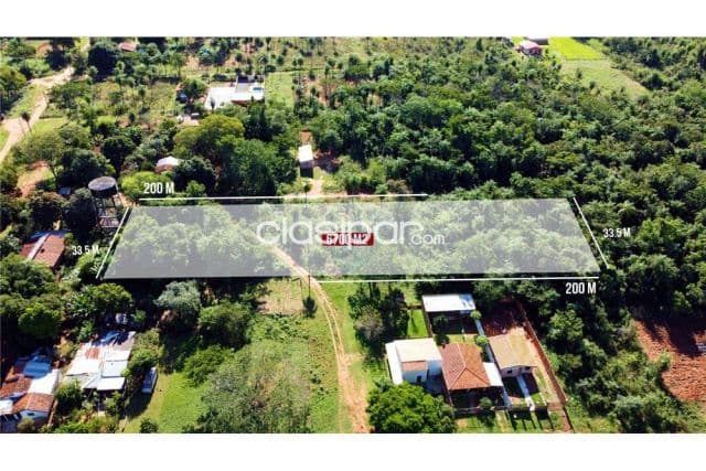 Terreno 6700 m2 en aregua-costa fleita zona gobernacion a 100 ntrs de la ruta