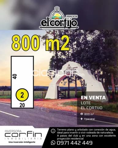 800m2 el cortijo, imponente terreno arbolado, conexion de agua, plano, alto, bello,unico!!, foto 2