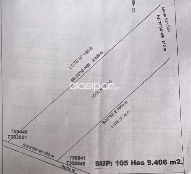 Propiedad de 6.460 m2!!a 200 m del puesto de peaje - santani — foto 2