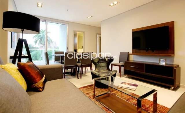 Departamento amoblado en alquiler de 2 hab en Suite, Zona Shopping del Sol Las Lomas — foto 2