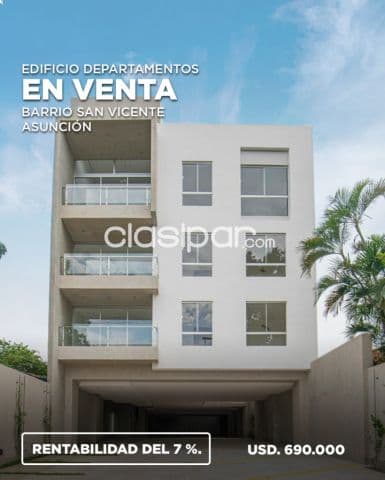 Edificio entero home one con 10 dptos. San vicente-asuncion