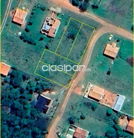 Carapegua. Vendo 4 terrenos juntos, Superficie 1436 mts2