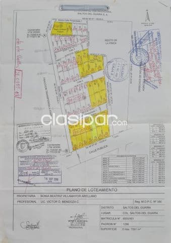 Terrenos en pleno centro de saltos del guaira, foto 1