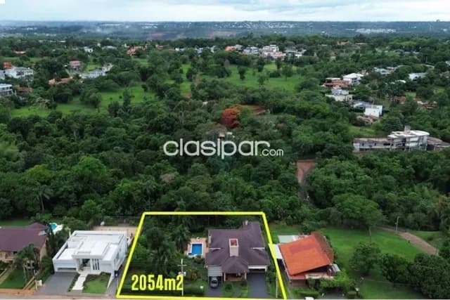 Fina casa en el parana country club-hernandarias c/4 hab.piscina - terreno 2056 m2 — foto 3