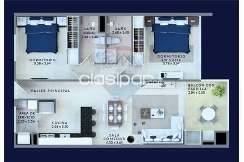 Departamento - Venta - Paraguay Asunción Ycuá Satí, foto 1