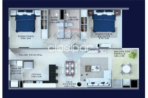 Departamento - Venta - Paraguay Asunción Ycuá Satí, foto 2