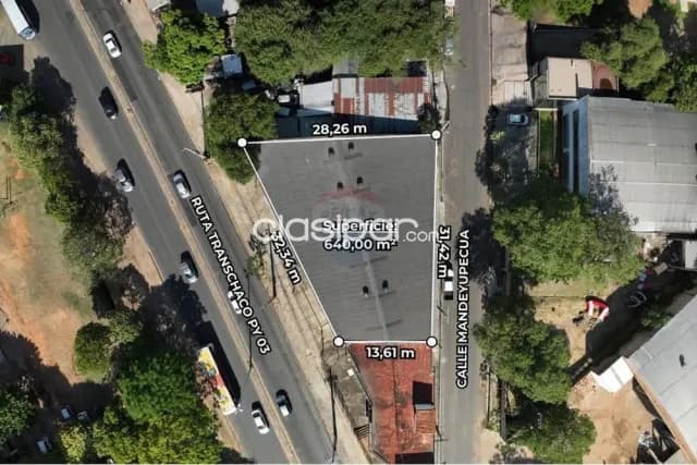 Ruta transchaco, botánico, salida a 2 calles: 640 m2 + oficina + generador + internet — foto 3