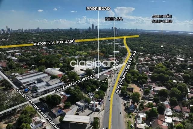 Ruta transchaco, botánico, salida a 2 calles: 640 m2 + oficina + generador + internet — foto 4