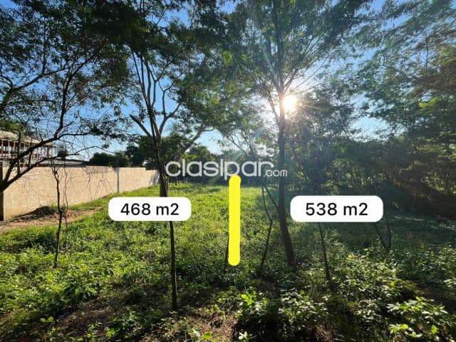 2 terrenos juntos en Luque barrio cerrado don david zona aeropuerto internacional