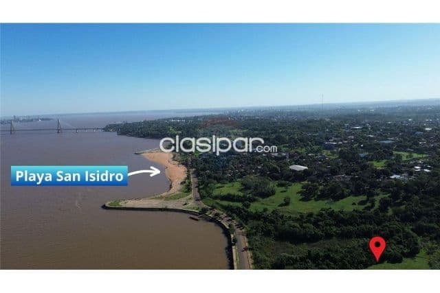 Terreno de 11.891 m2 en encarnacion frente a costanera y playa san isidro- mejor ubi