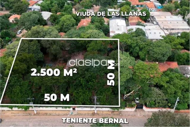 Terreno de 2.500 m2 en santisima Trinidad a 300 mtrs de avda.artigas s/tte.bernal — foto 2