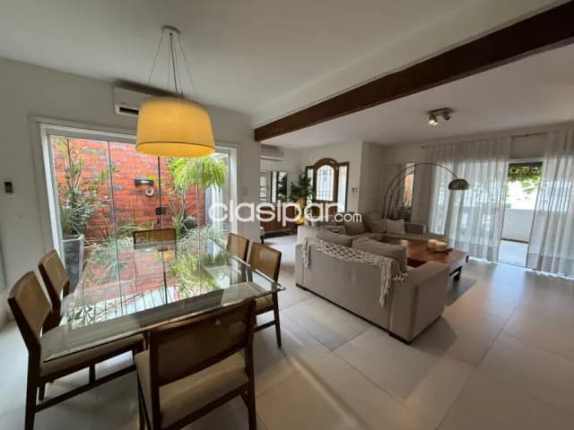 Villa Morra, Carmelitas: Totalmente planta baja, p/ adultos, 3 dormit, jardín, piscina — foto 4