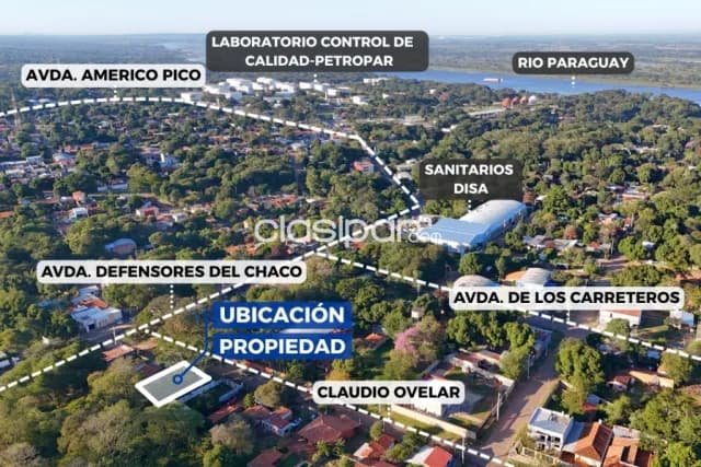 En venta terreno lambare - 1/2 cuadra av. Defensores del chaco, foto 3