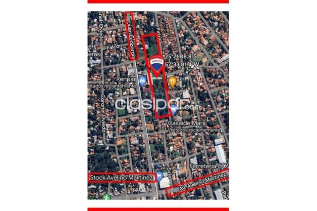 TERRENO DE 16.000 M2 ZONA LEOPARDI 2,500,000 USD Paraguay Central San Lorenzo PI