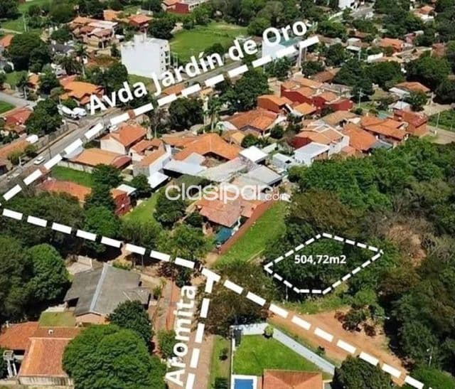 En venta amplio terreno en Jardín de Oro de la ciudad de Luque Id: 36808