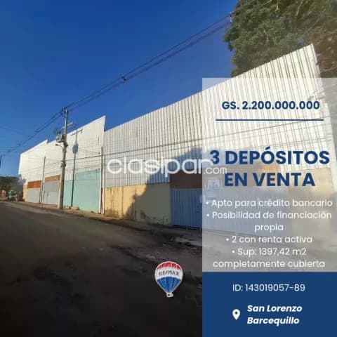 de 3 depósitos en Barcequillo, San Lorenzo, zona Salemma, sobre Tte. Teniente Rodi — foto 2