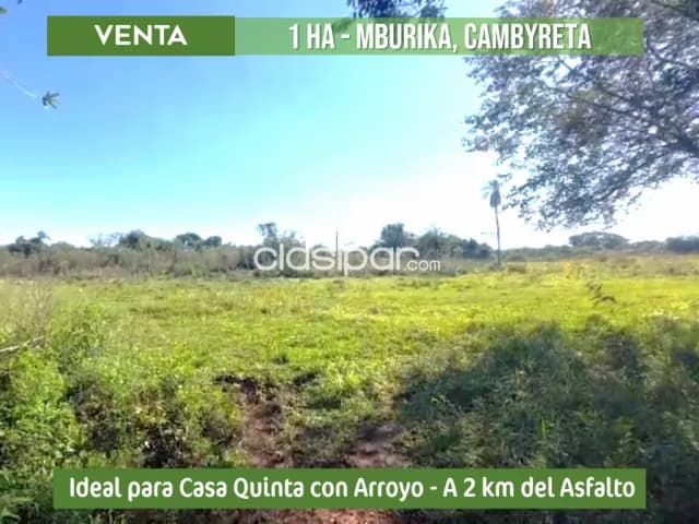 1 Ha en Mburika, Cambyreta, Itapua, a 2000 metros del Asfalto, foto 2