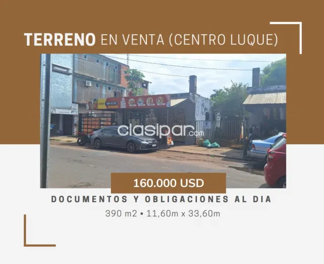 Luque, centro: 390m2 ideal p/emprendimientos comerciales mixtos, ubicación ideal, foto 2