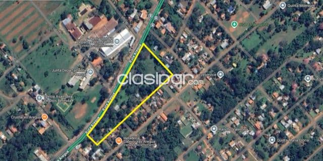 Importante terreno en areguá - frente a la gobernación, foto 1