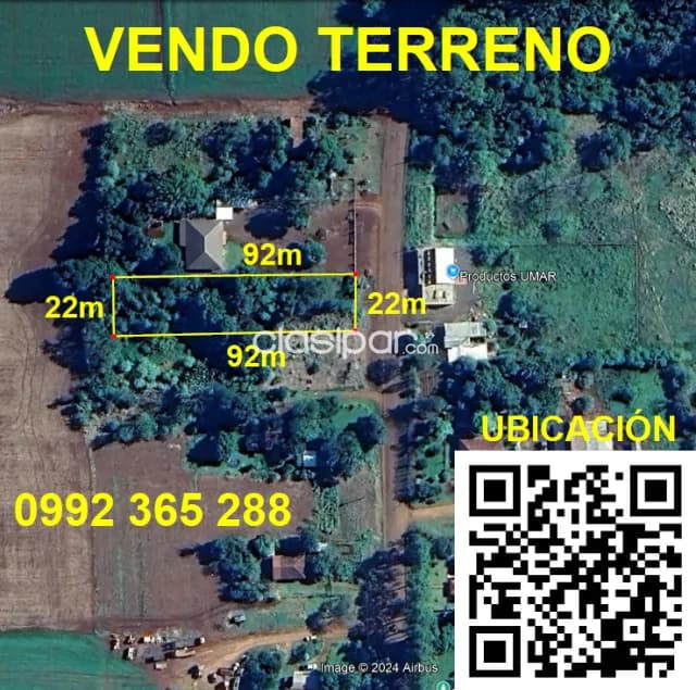 Terreno en obligado colonias unidas itapúa 2043 m2, foto 2