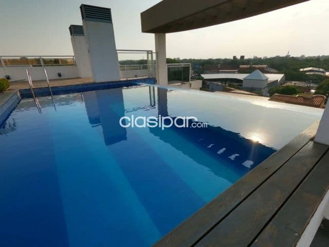 En Alquiler Departamento Amoblado de 2 Habitaciones en Villa Morra A444