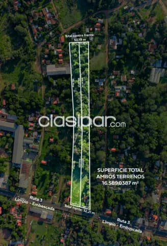 Limpio, emboscada s/ ruta: 1.60 hasp/ expansión inmobiliaria, loteamientos, mixtos — foto 4