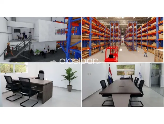 Parque logístico, ypane: 2.400 m2, gran nave deposito en alquiler, 16.140 usd, foto 5
