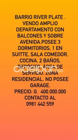 Barrio club river plate. Vendo amplio departamento con balcones sobre avenida — foto 2