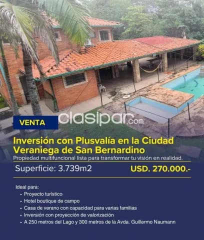 Sanber- auge y plusvalía en alza: 3.790 m2 p/ inversiones turísticas, inmobiliarias mixtas, foto 2