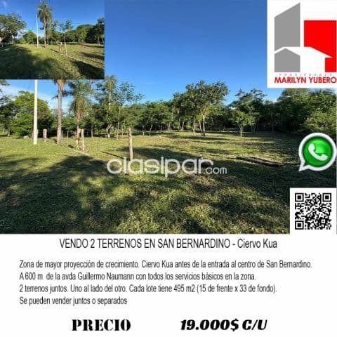 2 terrenos en San Bernardino cod: Cl922, foto 1
